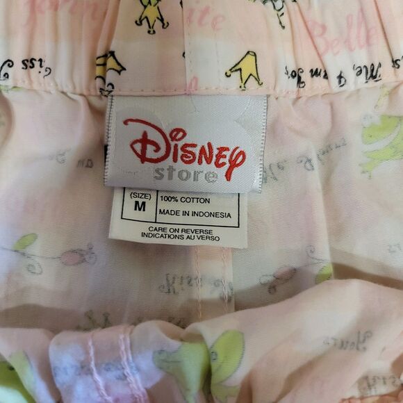 Disney Store Princesses 2 Piece Short Sleeve Short Pajama Set Womens Size M - Picture 9 of 14